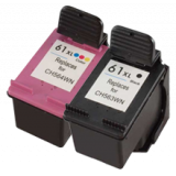 HP CH563WN / CH564WN (HP 61XL) INK / INKJET Cartridge Combo Pack Black Tri-Color High Yield