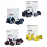 ~Brand New Original XEROX 8860 Laser Toner Cartridge Set Black Cyan Magenta Yellow (6 Sticks Each)