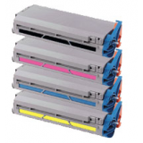 OKIDATA C7300 SET Laser Toner Cartridge Black Cyan Yellow Magenta