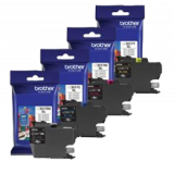 ~Brand New Original BROTHER LC3017 High Yield INK / INKJET Cartridge Set Black Cyan Magenta Yellow