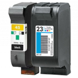 HP 51645A / C1823A (45A / 23A) INK / INKJET Cartridge Combo Pack Black Tri-Color