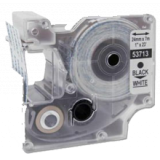 DYMO 53713 Label Tape Black on White