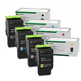 ~BRAND NEW ORIGINAL LEXMARK 78C1X EXTRA HIGH YIELD LASER TONER CARTRIDGE SET BLACK CYAN MAGENTA YELLOW