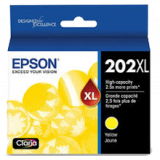 ~Brand New Original Epson T202XL420 (202) High Yield Yellow INK / INKJET Cartridge 
