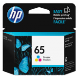 ~Brand New  Original HP N9K01AN (#65) INK / INKJET Cartridge Tri-Color