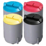 XEROX / TEKTRONIX 6110 Laser Toner Set Cartridge Black Cyan Yellow Magenta