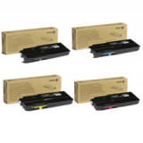 ~Brand New Original XEROX C400 / C405 High Yield Laser Toner Cartridge Set Black Cyan Magenta Yellow