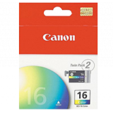 ~Brand New Original Canon BCI-16 PRINTPACK Twin Pack