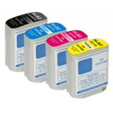 HP 82 High Yield INK / INKJET Cartridge Set Black Cyan Yellow Magenta