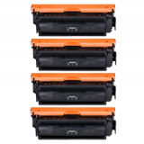 CANON 040H High Yield Laser Toner Cartridge Set Black Cyan Magenta Yellow
