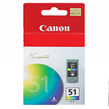 ~Brand New Original CANON CL-51 High Yield INK / INKJET Cartridge Tri-Color