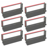 CITIZEN IR41-BR Ribbons 6-PACK Black / Red