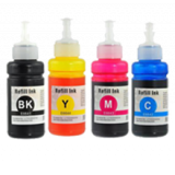 EPSON 664 Dye INK / INKJET Bottle Set Black Cyan Magenta Yellow