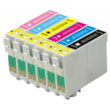 EPSON T079 INK / INKJET Cartridge Set Black Cyan Yellow Magenta Light Cyan Light Magenta