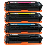 HP 128A Laser Toner Cartridge Set Black Cyan Yellow Magenta