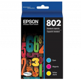 ~Brand New Original EPSON T802520 INK / INKJET Color Multi Pack Cyan Magenta Yellow