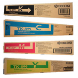 ~Brand New Original COPYSTAR TK-897 Laser Toner Cartridge Set Black Cyan Magenta Yellow