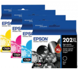 ~Brand New Original Epson T202XL (202) High Yield INK / INKJET Cartridge Set Black Cyan Magenta Yellow
