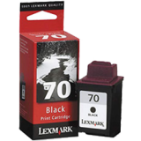 ~Brand New Original LEXMARK 12A1970 #70 INK / INKJET Black