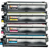 BROTHER TN210 Laser Toner Cartridge Set Black Cyan Yellow Magenta