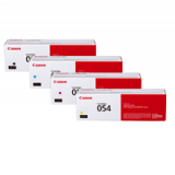 ~Brand New Original CANON 054 LASER TONER CARTRIDGE SET BLACK CYAN YELLOW MAGENTA