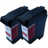 Francotyp Postalia GSULTI60 INK / INKJET Cartridge Red (Box of 2)