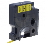 DYMO 43618 Label Tape Black on Yellow