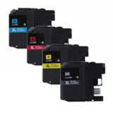 BROTHER LC103 INK / INKJET Cartridge Set Black Cyan Magenta Yellow High Yield
