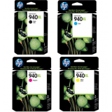 ~Brand New Original HP 940XL INK / INKJET Cartridge Set Black Cyan Yellow Magenta