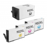 HP 902XL (BCMY) INK / INKJET Cartridge Black Cyan Yellow Magenta High Yield