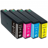 EPSON T676XL INK / INKJET Set Black Cyan Yellow Magenta