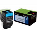 ~Brand New Original LEXMARK 70C10C0 Laser Toner Cartridge Cyan