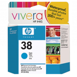 ~Brand New Original HP C9415A (38) INK / INKJET Cartridge Cyan
