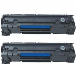 PACK of 2-HP CE285A HP85A Laser Toner Cartridge