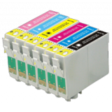 EPSON T098 INK / INKJET Cartridge Set Black Cyan Magenta Yellow Light Cyan Light Magenta