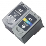 CANON PG40 / CL41 INK / INKJET Cartridge Combo Black Tri-Color