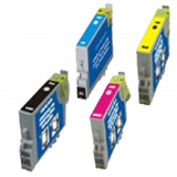 EPSON C63 INK / INKJET Cartridge Set Black Cyan Yellow Magenta