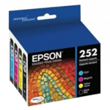 ~Brand New Original EPSON T252 INK / INKJET SET Black Cyan Yellow Magenta