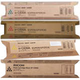 ~Brand New Original RICOH SPC430 / SPC431 Laser Toner Cartridge Set Black Cyan Magenta Yellow