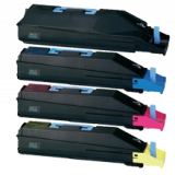 KYOCERA / MITA TK882 Laser Toner Cartridge Set Black Cyan Yellow Magenta