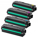Compatible with SAMSUNG CLP-680 Laser Toner Cartridge Set Black Cyan Yellow Magenta