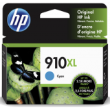 ~Brand New Original HP OEM-3YL62AN (910XL) Cyan INK / INKJET Cartridge 