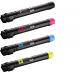 DELL 7130 / 7130CDN Laser Toner Cartridge Set Black Cyan Yellow Magenta