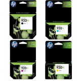 ~Brand New Original HP 920XL INK / INKJET Set Black Cyan Yellow Magenta