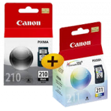 ~Brand New Original CANON P-PG-210 / P-CL-211 INK / INKJET Cartridge Combo