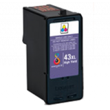 LEXMARK 18Y0143 #43XL INK / INKJET Cartridge Tri-Color High Yield