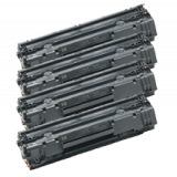 PACK of 4-HP CB435A HP35A Laser Toner Cartridge