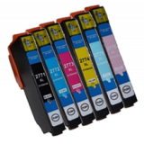 EPSON T277XL INK / INKJET Cartridge Set Black Cyan  Yellow Magenta Light Cyan Light Magenta