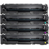 HP 204A Laser Toner Cartridge Set Black Cyan Yellow Magenta