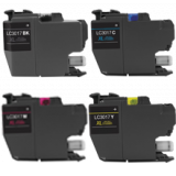 BROTHER LC3017 High Yield INK / INKJET Cartridge Set Black Cyan Magenta Yellow